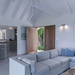 Living Room at WV RIV, Flamands, St. Barthelemy