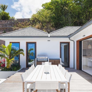 Dining Room at WV CAA, Pointe Milou, St. Barthelemy