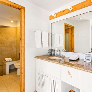 Bathroom at RIC LIM, Little Harbour, Anguilla