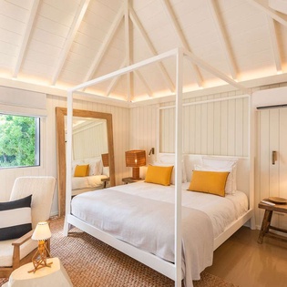Bedroom at WV MNT, Pointe Milou, St. Barthelemy