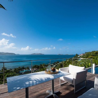 Deck at WV IDS, Pointe Milou, St. Barthelemy