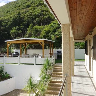 Gazebo at WV ISA, Flamands, St. Barthelemy