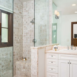 Bathroom at IE BAR, Thompson Cove, Turks & Caicos