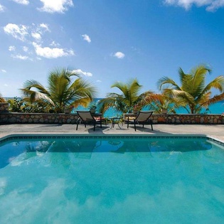 Villa Pool at PIE BAI, Beach Side/Baie Longue, St. Martin