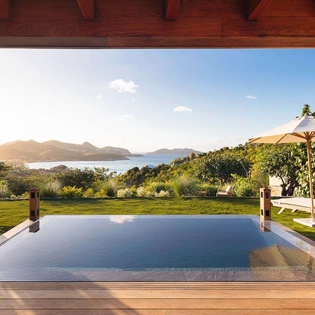 Villa Pool at WV CTH, St. Jean, St. Barthelemy