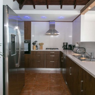 Kitchen at WV VDD, Flamands Beach, St. Barthelemy