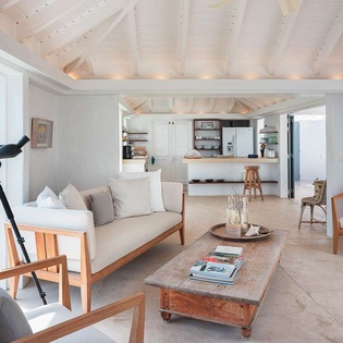 Living Room at WV MBA, Pointe Milou, St. Barthelemy