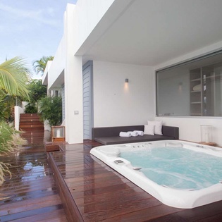 Jacuzzi at WV GIN, Petite Saline, St. Barthelemy