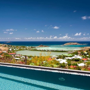 The view from WV CIO, Grand Cul de Sac, St. Barthelemy