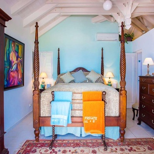 Bedroom at WV FRE, Pointe Milou, St. Barthelemy