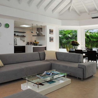 Dining Room at WV ROS, Gustavia, St. Barthelemy