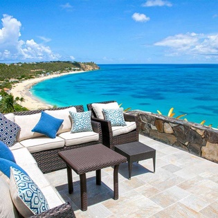 Veranda at PIE LIB, Beach Side/Baie Rouge, St. Martin