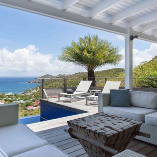 Terrace at WV RIV, Flamands, St. Barthelemy