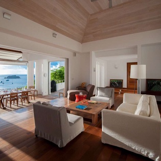 Interior of WV LAM, Gustavia, St. Barthelemy