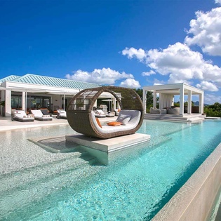 Villa Pool at PIE AVN, Hillside/Terres Basses, St. Martin
