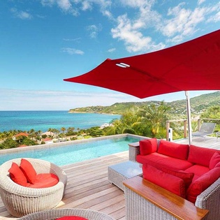 Deck at WV ITA, Lorient, St. Barthelemy