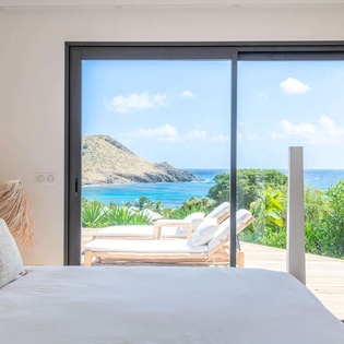 Bedroom at WV CUT, Toiny, St. Barthelemy
