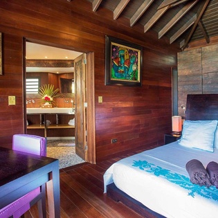 Bedroom at WV EKA, Camaruche, St. Barthelemy