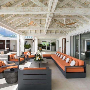 Terrace at PIE AVN, Hillside/Terres Basses, St. Martin