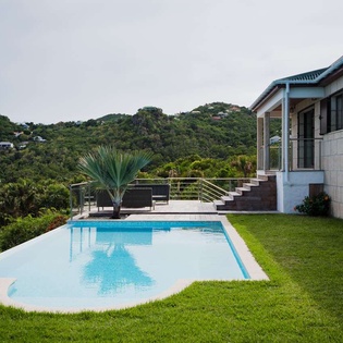 Villa Pool at WV ISA, Flamands, St. Barthelemy