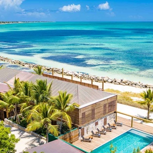 Aerial photo of PL SLS, Thompson Cove, Turks & Caicos
