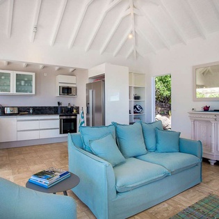 Living Room at WV NOC, Mont Jean, St. Barthelemy