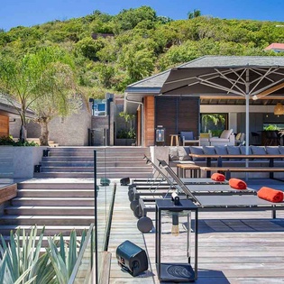 Deck at WV BLK, Marigot, St. Barthelemy