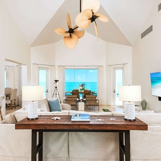Living Room at TC BRE, Long Bay Beach, Turks & Caicos