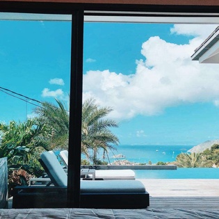 Bedroom at WV JSA, Lurin, St. Barthelemy