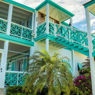Exterior of AXA TNM, Elsie Bay, Anguilla