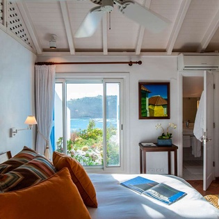 Bedroom at WV MOZ, Pointe Milou, St. Barthelemy