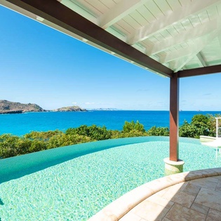 Villa Pool at WV TCK, Flamands Beach, St. Barthelemy