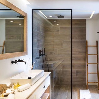 Bathroom at WV LBC, St. Jean, St. Barthelemy