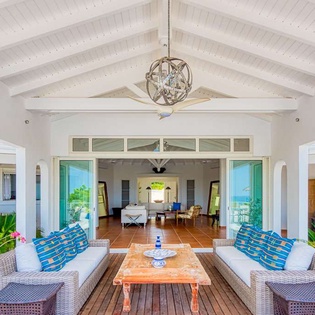 Living Room at SXM LOT, Hillside/Terres Basses, St. Martin