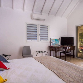 Bedroom at WV NOC, Mont Jean, St. Barthelemy