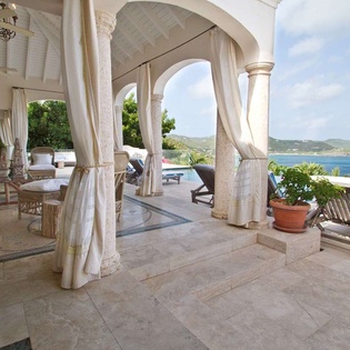 Living Room at WV BTR, Pointe Milou, St. Barthelemy