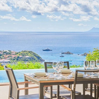 The view from WV ANK, Colombier, St. Barthelemy
