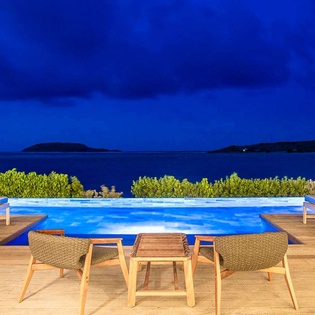 Villa Pool at WV AQA, Grand Cul de Sac, St. Barthelemy
