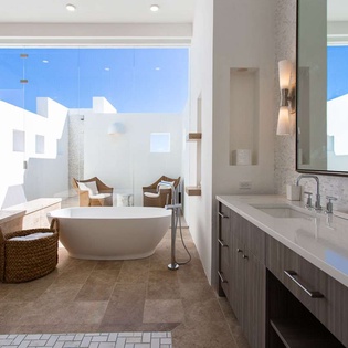 Bathroom at AXA SKY, Long Bay, Anguilla