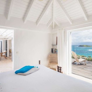 Bedroom at WV MBA, Pointe Milou, St. Barthelemy