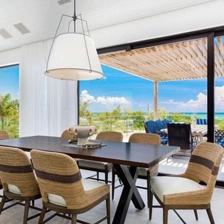 Dining Room at PL AQV, Grace Bay/Beachside, Turks & Caicos