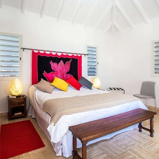 Bedroom at WV NOC, Mont Jean, St. Barthelemy