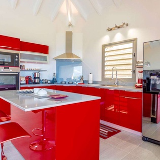 Kitchen at WV SUA, St. Jean, St. Barthelemy