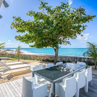 Deck at PIE EDS, Beach Side/Plum Beach, St. Martin