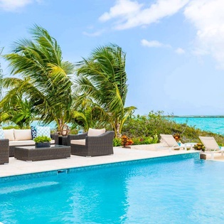 Villa Pool at IE BAS, Chalk Sound/Taylors, Turks & Caicos