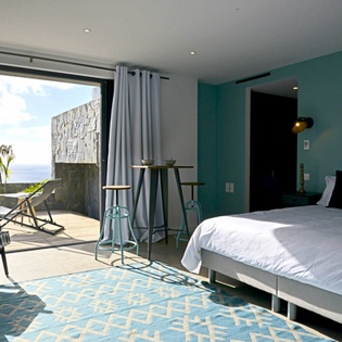 Bedroom at WV EDU, Lurin, St. Barthelemy