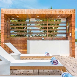 Deck at TC BLC, Long Bay Beach, Turks & Caicos