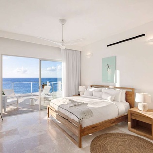 Bedroom at AXA KAN, West End, Anguilla