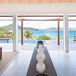 Interior of WV PIN, Pointe Milou, St. Barthelemy
