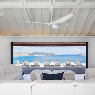 Living Room at WV CAA, Pointe Milou, St. Barthelemy